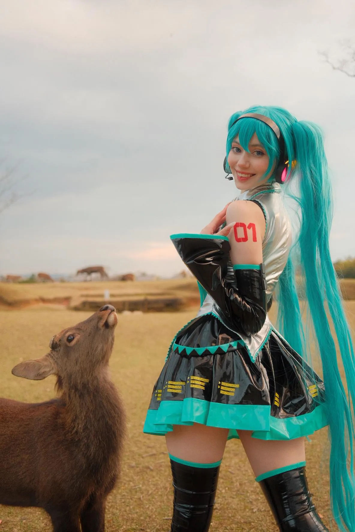 Hatsune Miku cosplay by Alina Becker