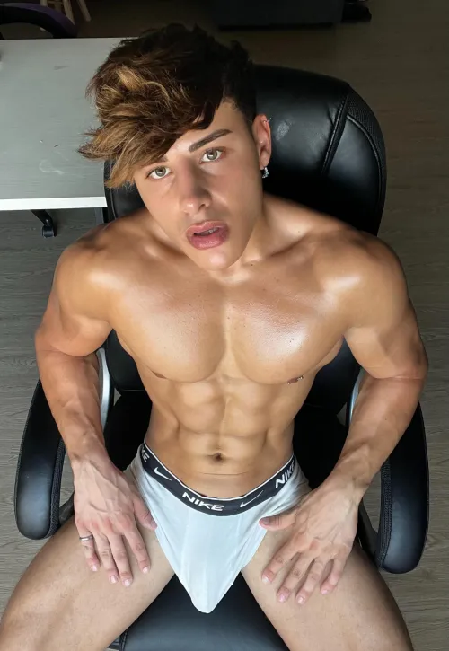 If I look at you like that, would you sit on me?