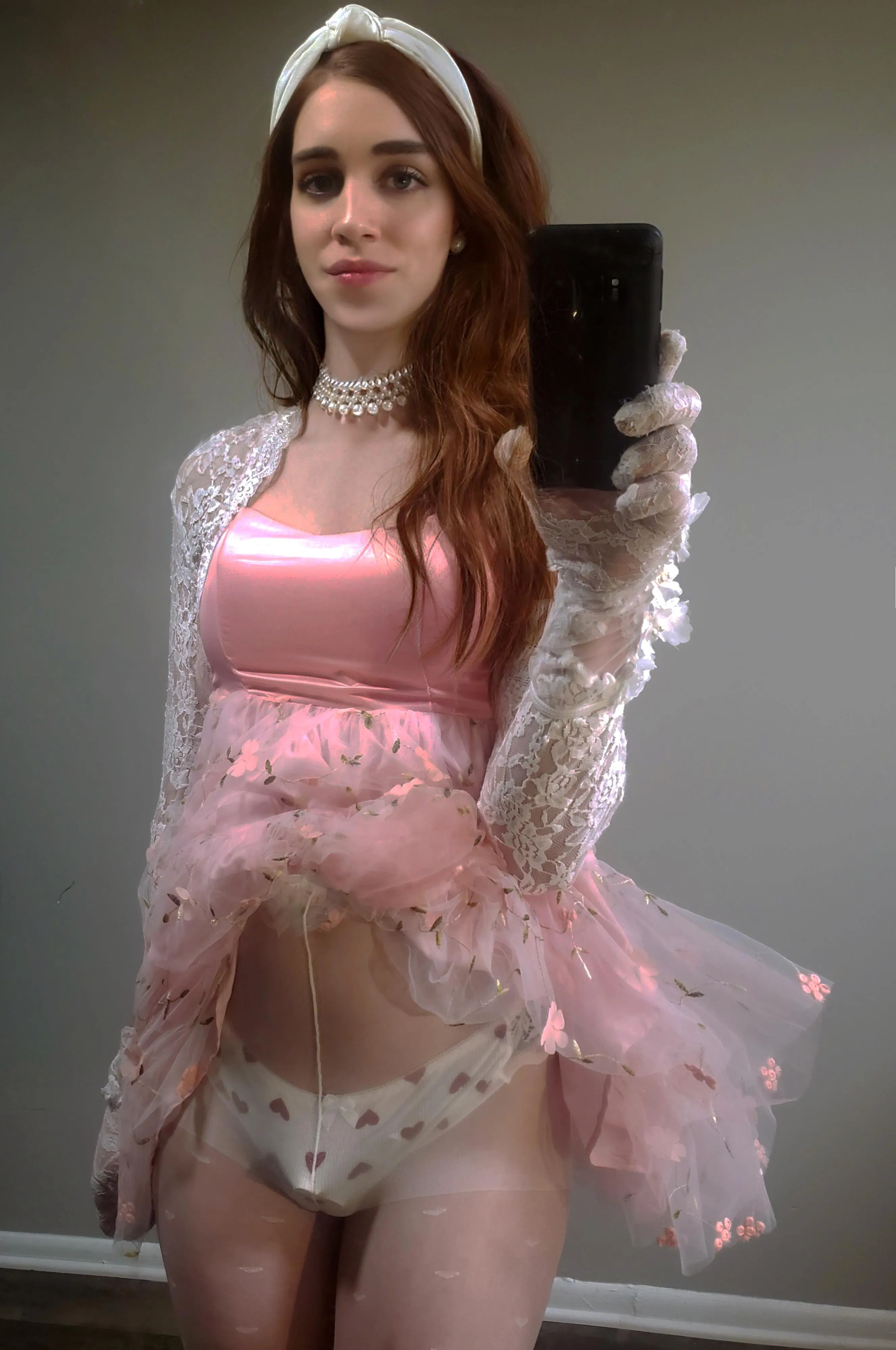 Locked princess with a naughty secret :3