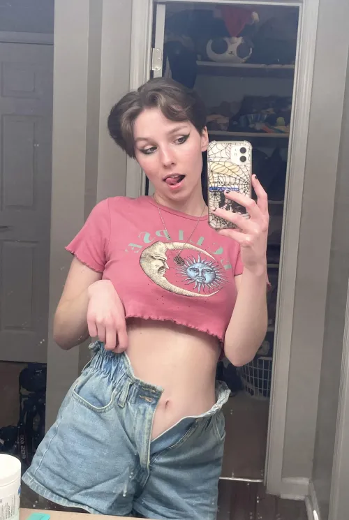 Looking cute in my mirror