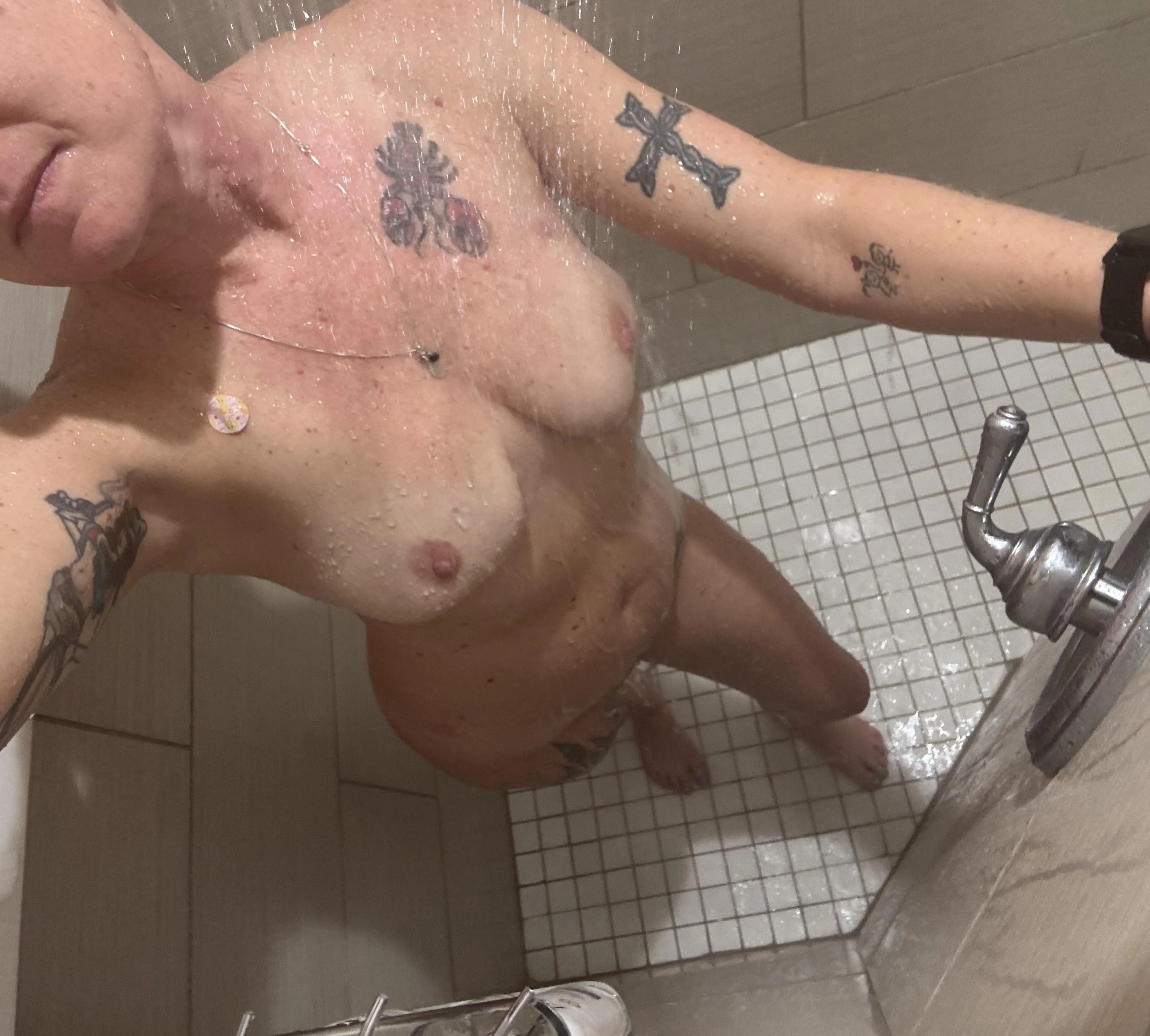 Love taking warm showers!!