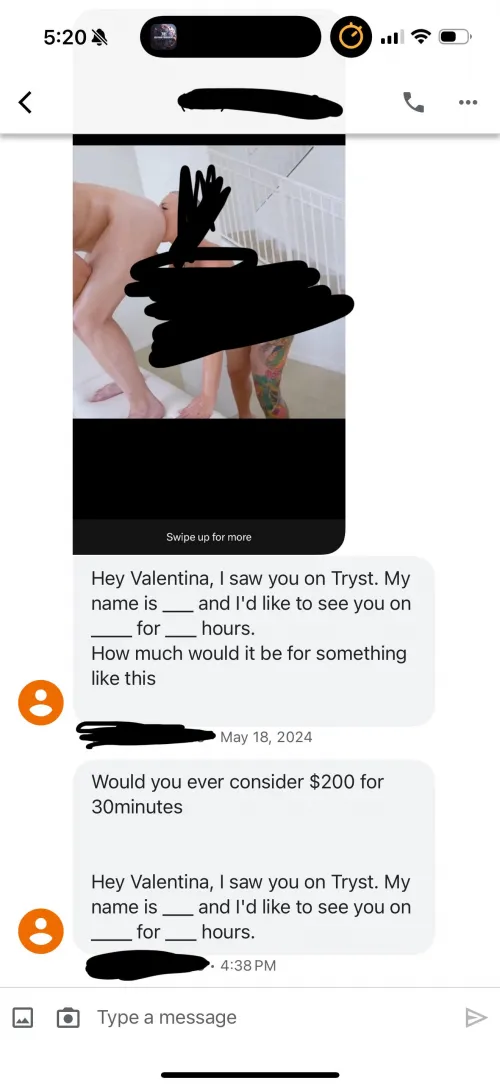 Mind you… my rate is $1100/hr