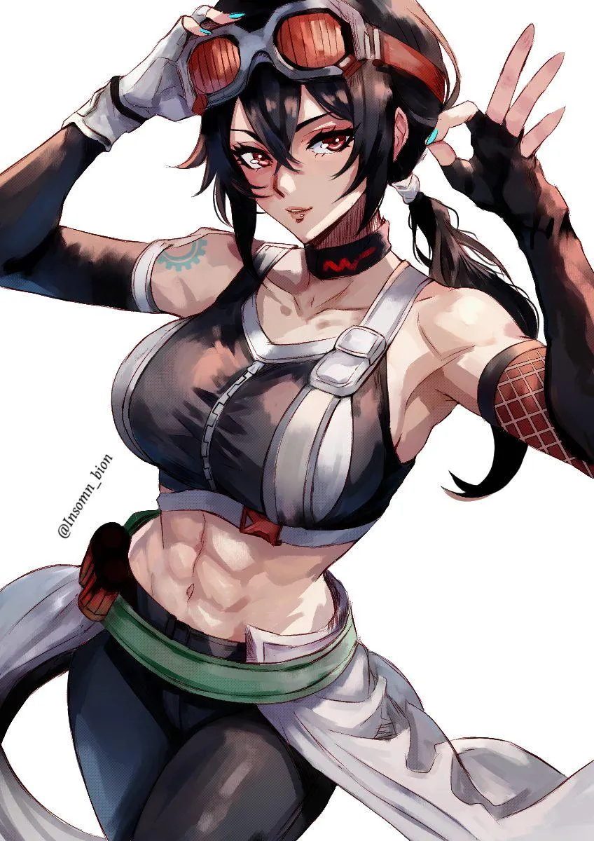 Muscle'd up Grace Howard by @Insomniaboin