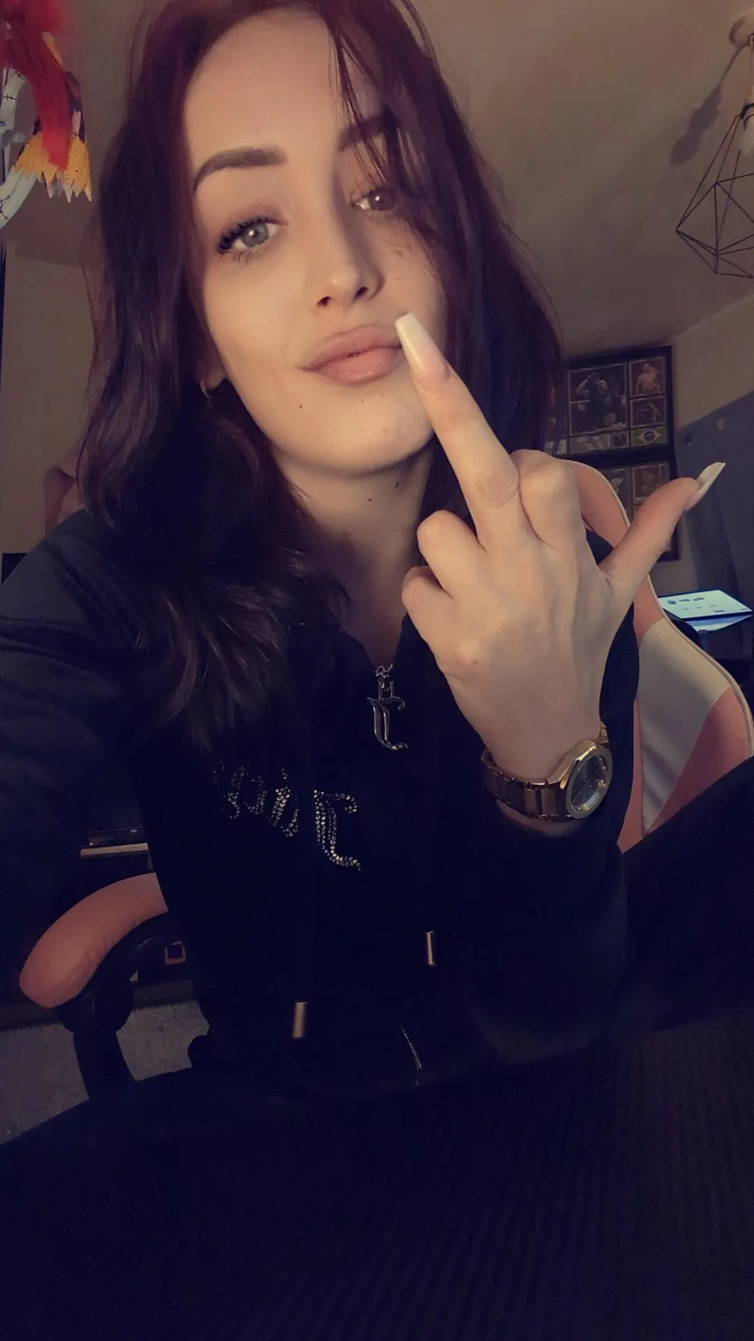 My face is enough to weaken that fragile mind