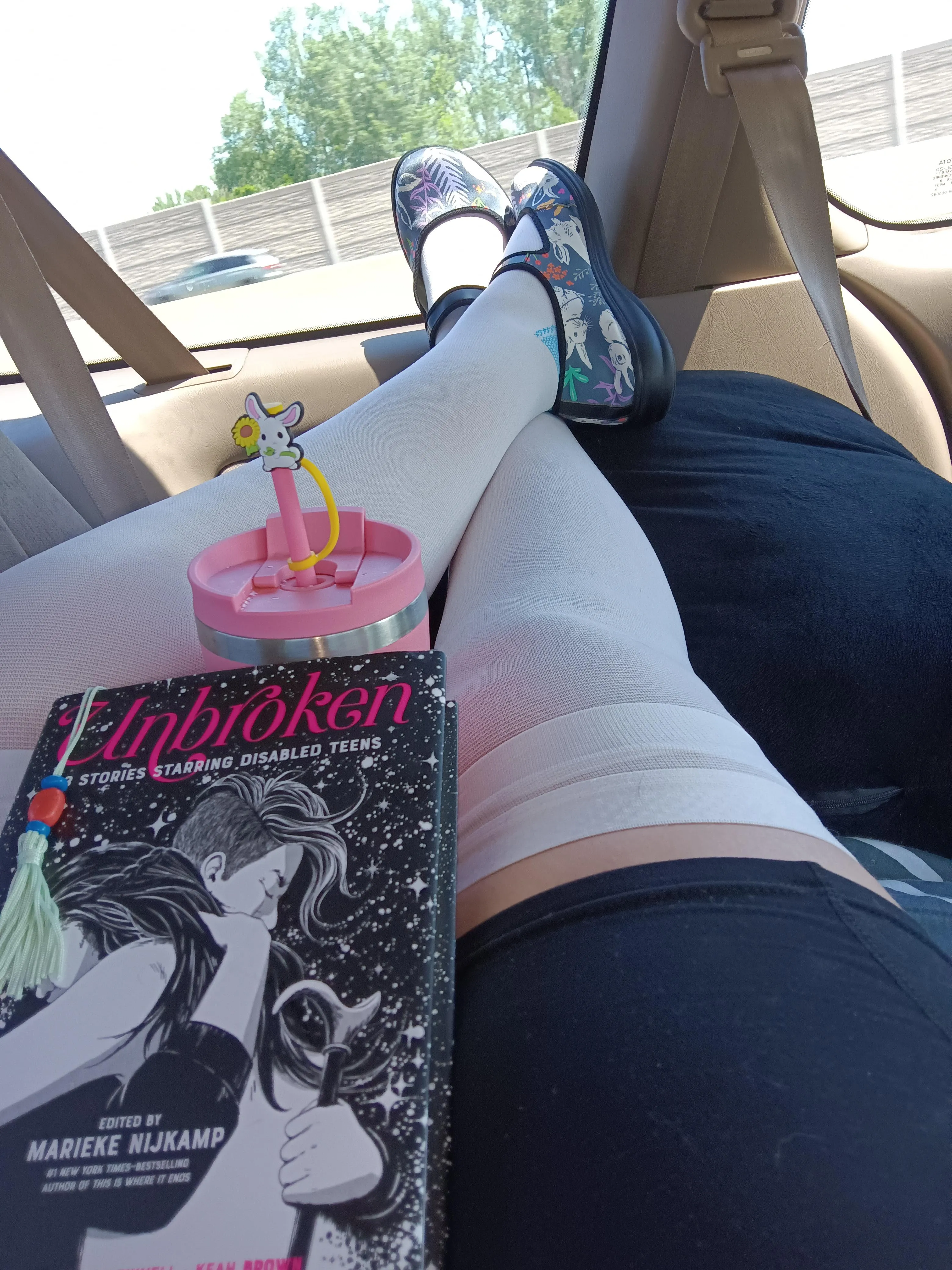 POTS and Cute Compression Thigh High Socks