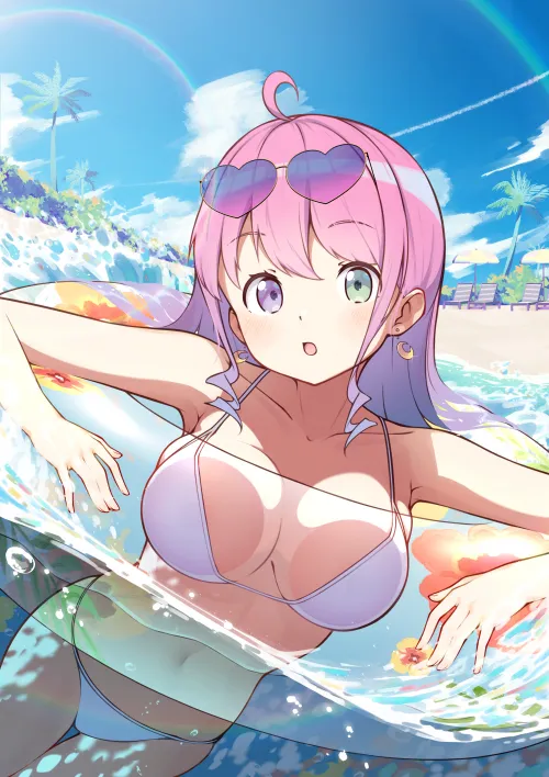 Princess at the beach