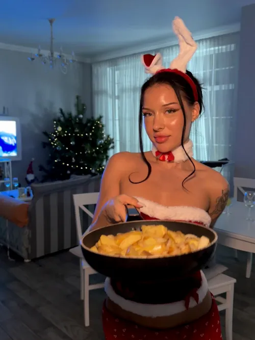 This bunny will fill your stomach and empty your balls