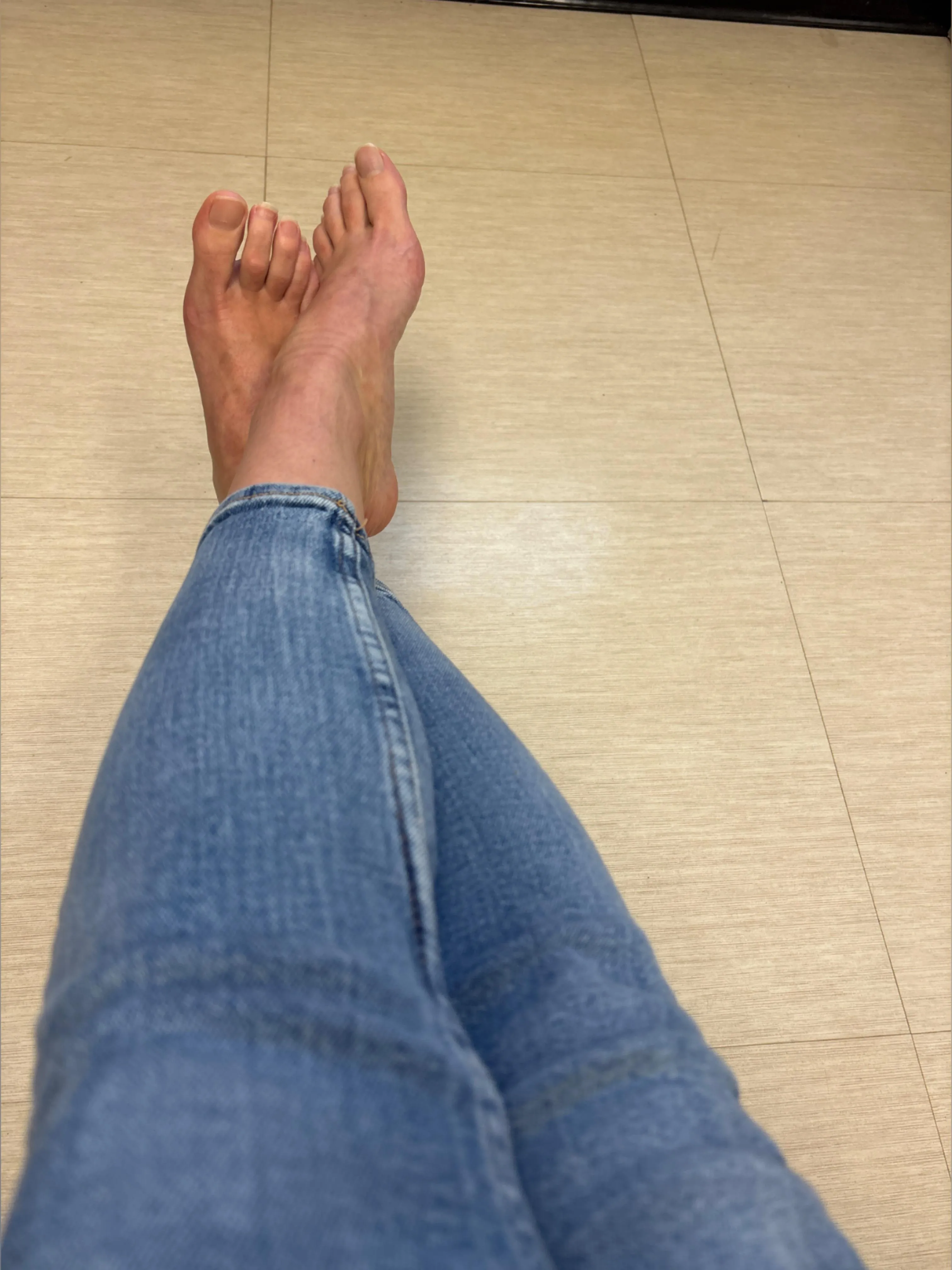 Tootsies are a little cold - hope you’ll warm them up