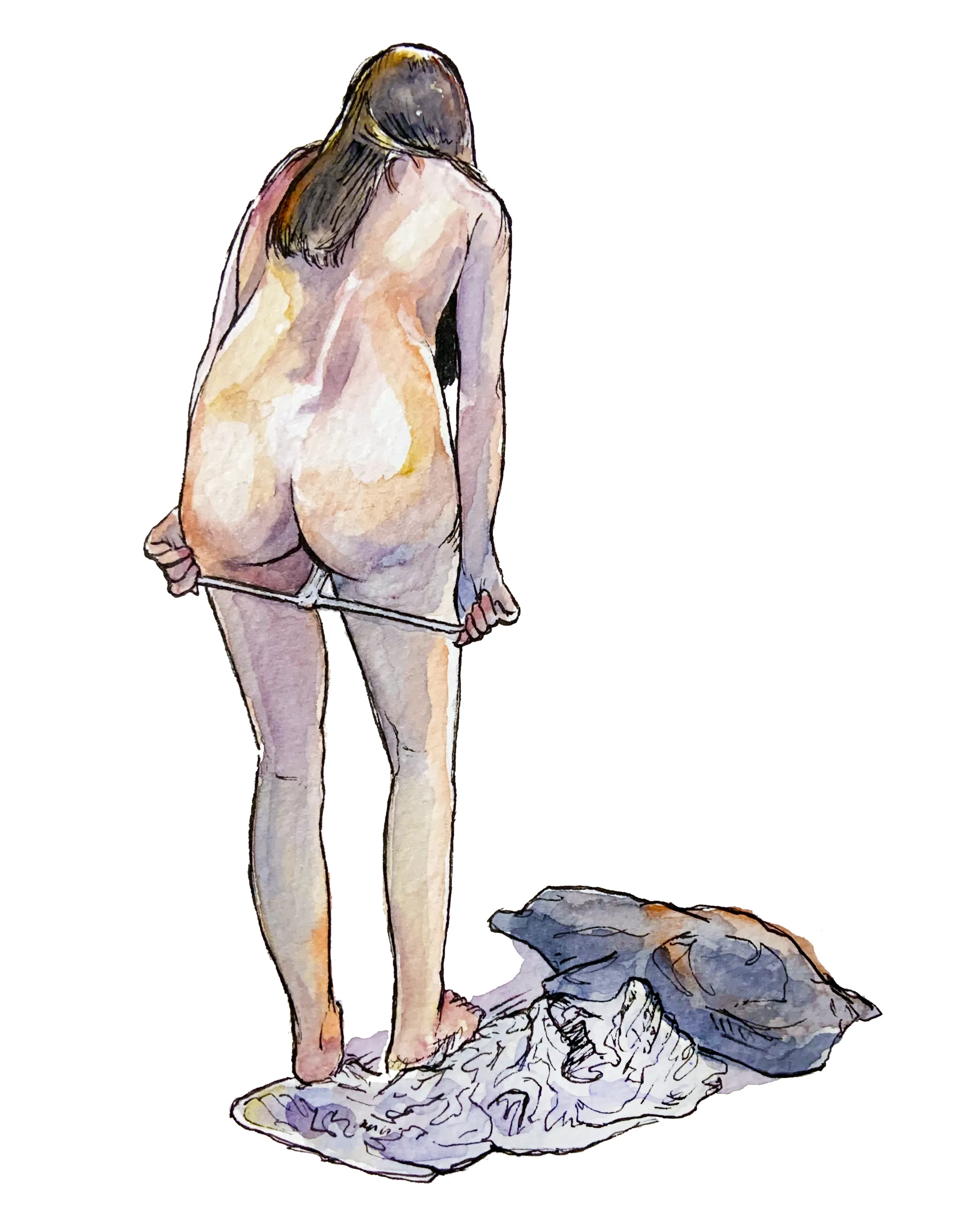 Undressing (commission) by me