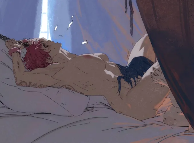 Vi enjoying Cait's fuzzy cuffs (RunHorseRun)