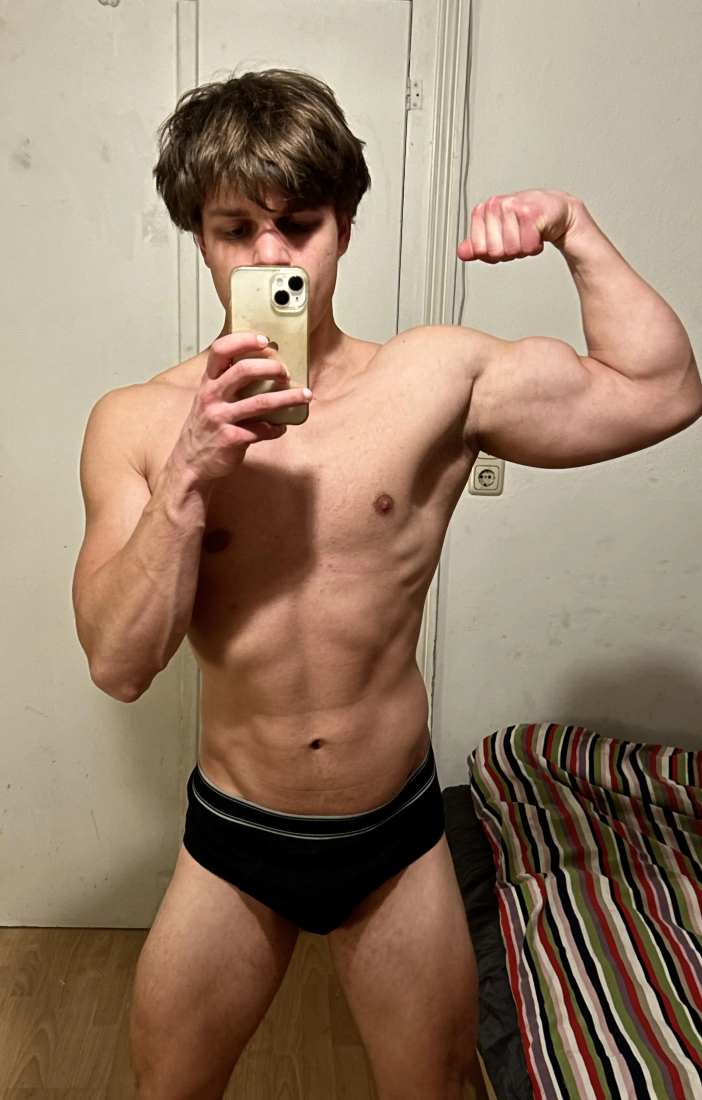 [20]Wanna rip my briefs off?