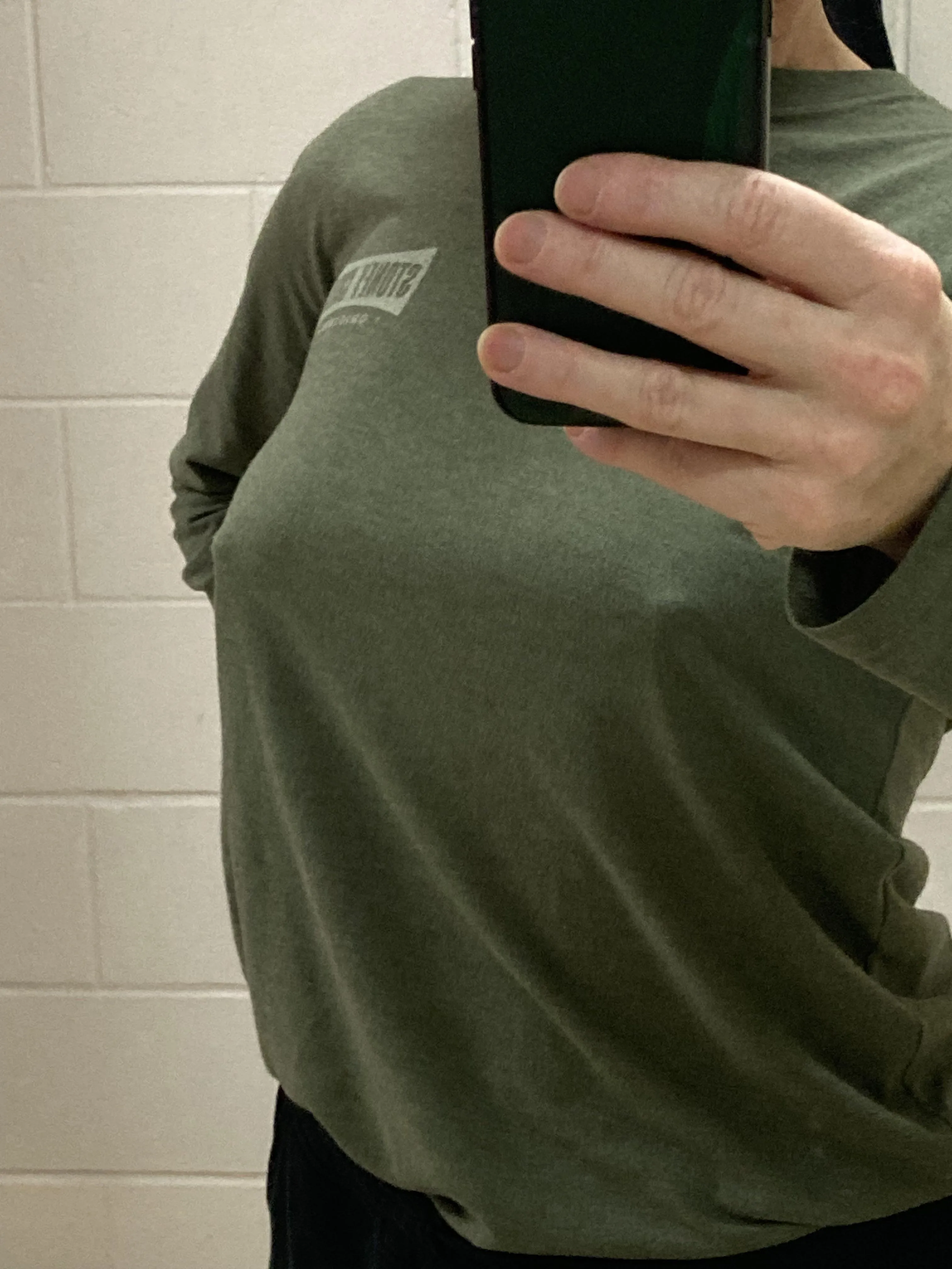 Another braless day at the gym