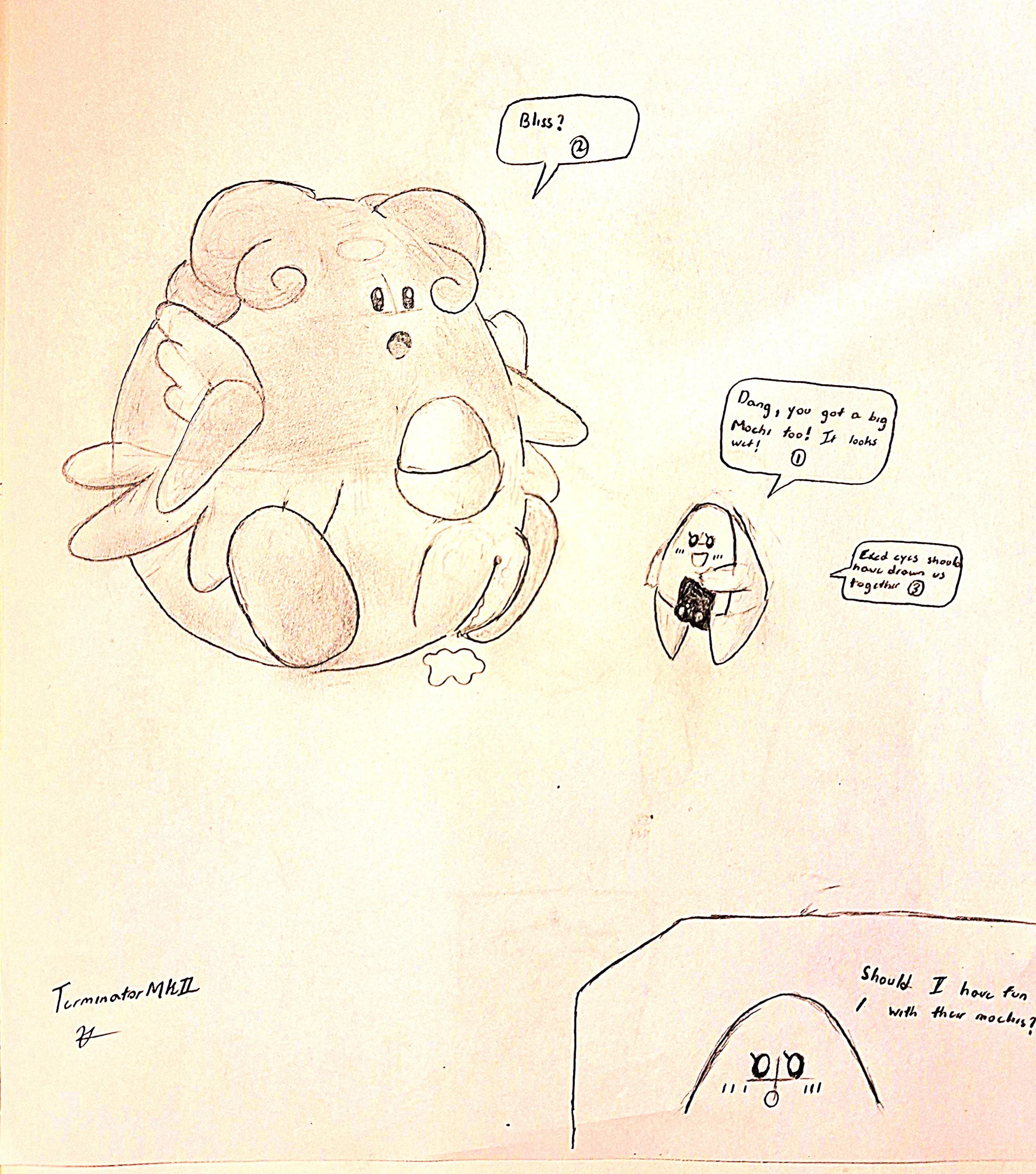 Blissey with Pafu (terminatormkii) [F]
