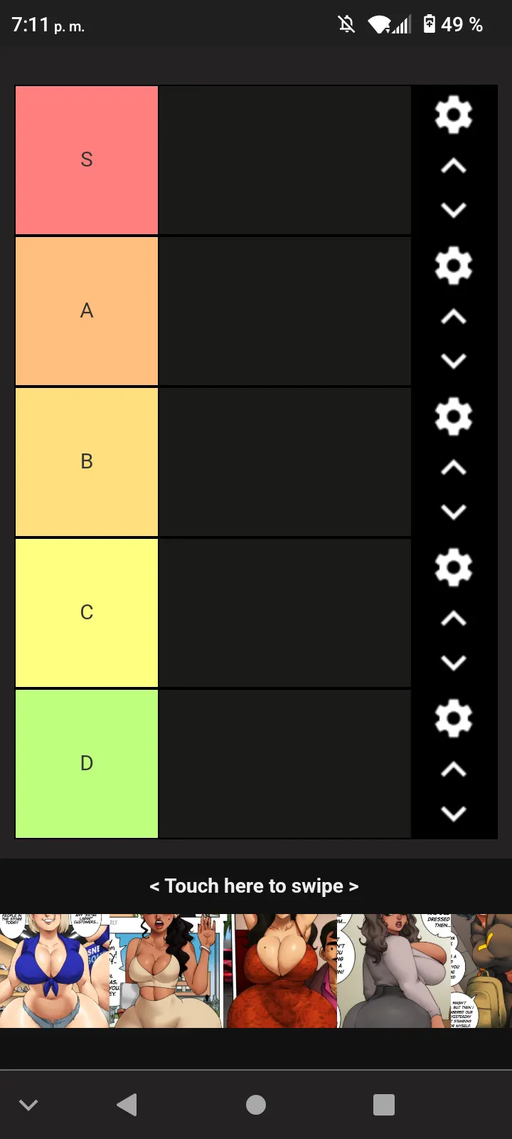 Chicos acabo de crear una tierlist de los personajes femeninos de Carmen and kelsie pruenla y díganme que les párese 