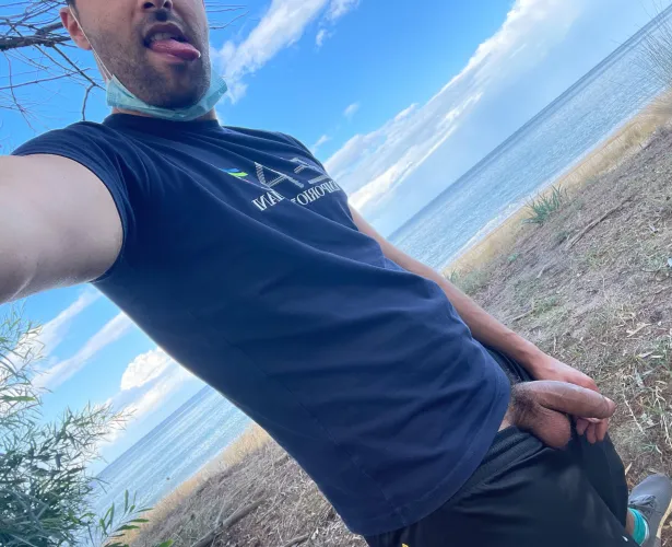 Did that guy just pull his dick out? Yes I did