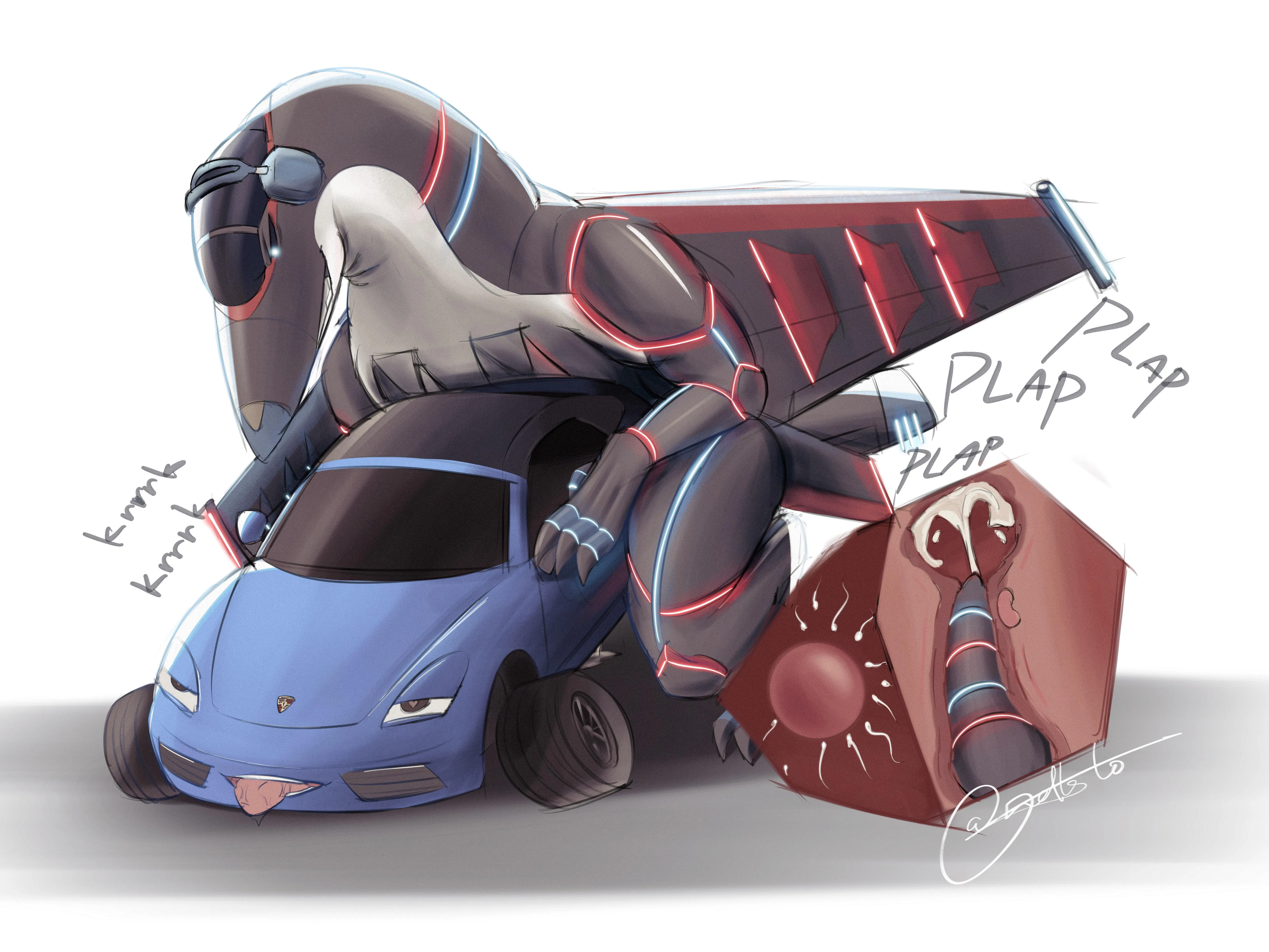 F/A-18 dragon fucking a Porsche Boxster