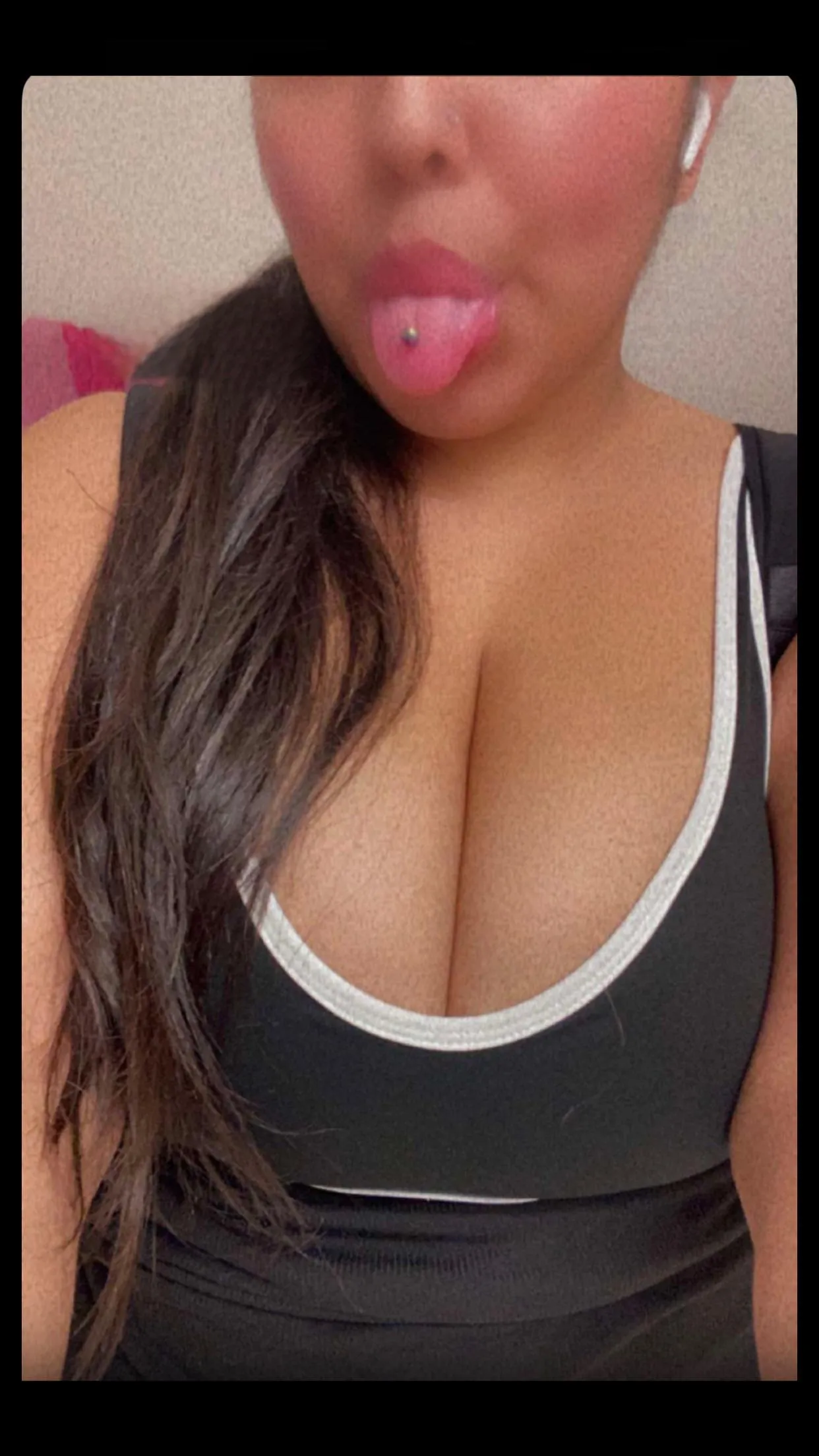 Hot and sweaty after the gym