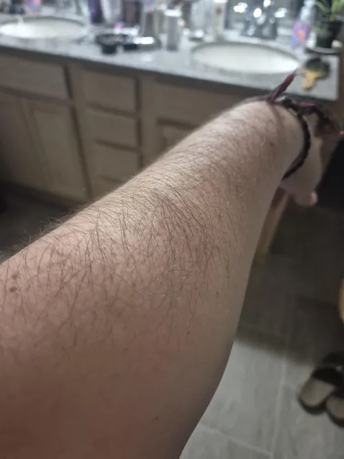 I haven't shown off my [arms] in a while.