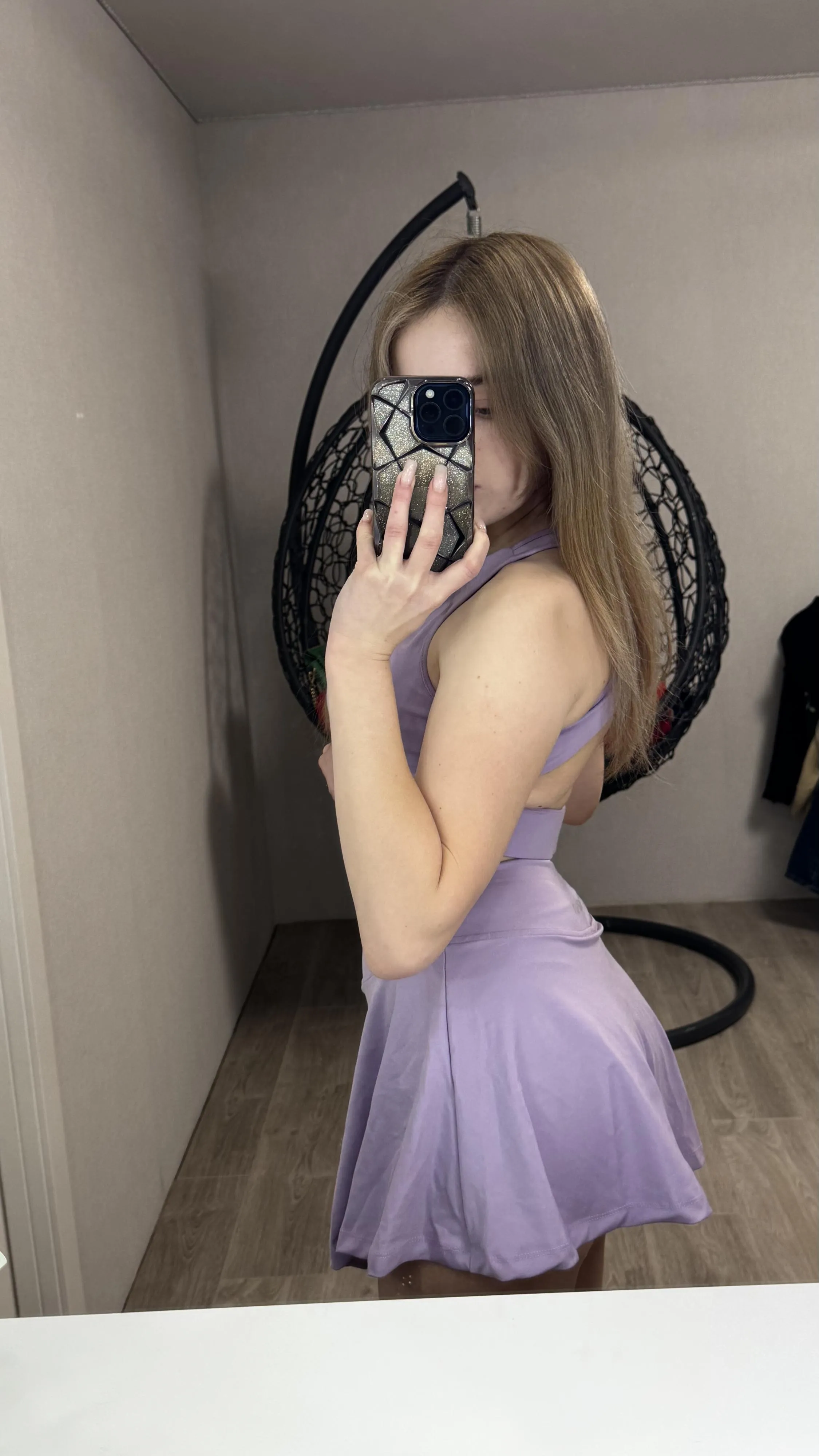 I just can't resist wearing something tight no matter where I go