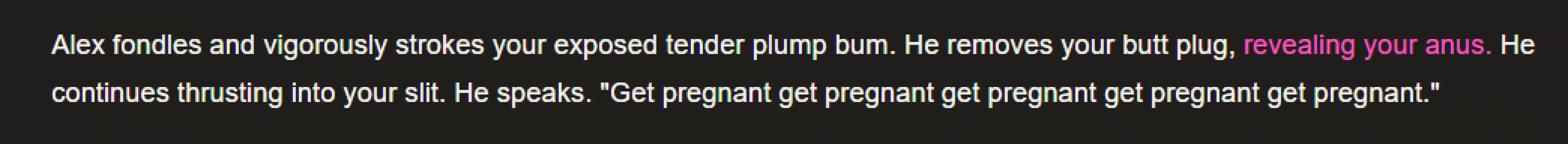 i JUST gave birth to his son and he wants another one already :sob: ???