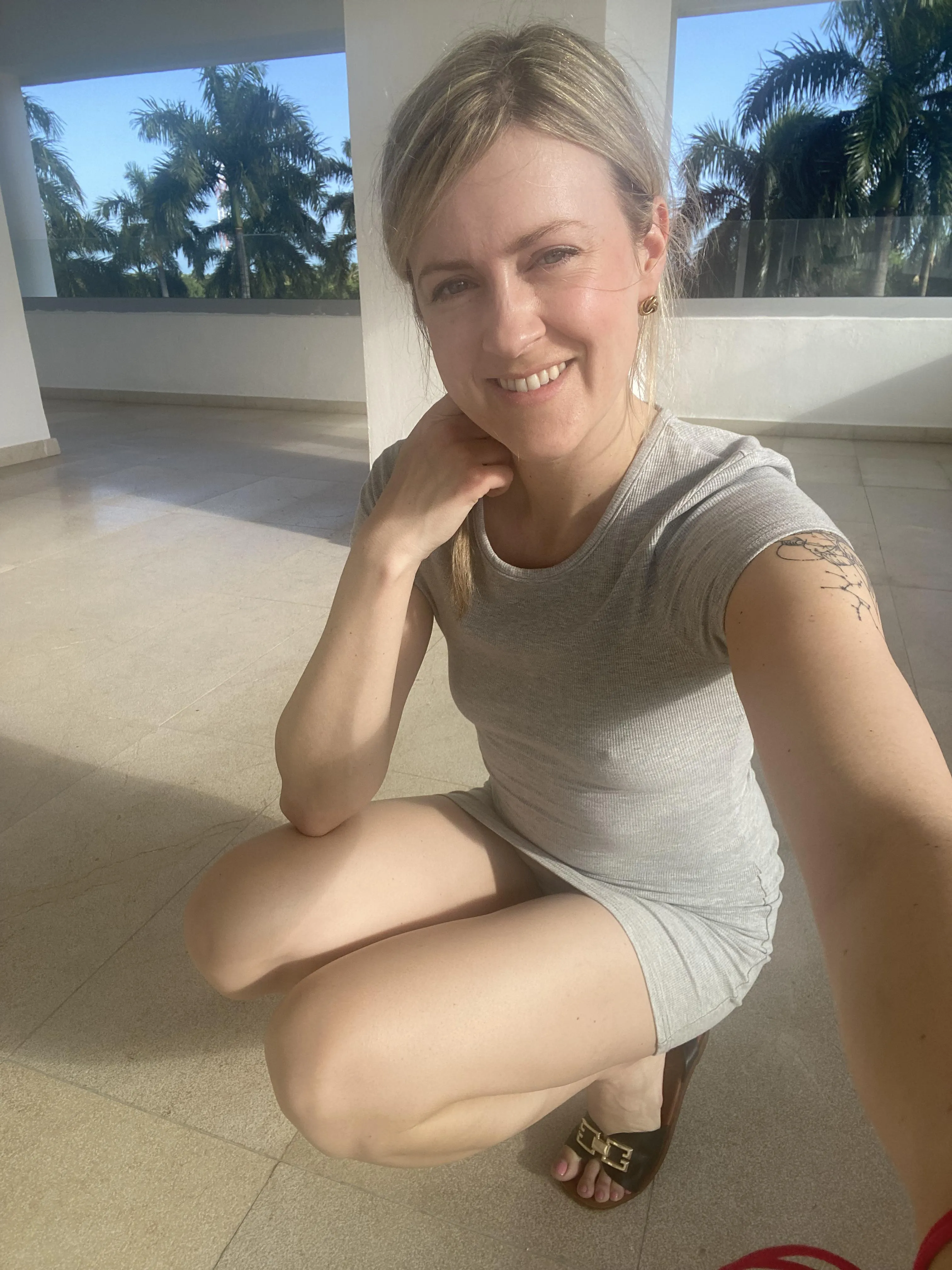 I love going out like this only wearing one item of clothing