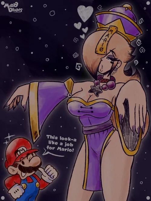 Jiangshi Rosalina (MaroDraws)
