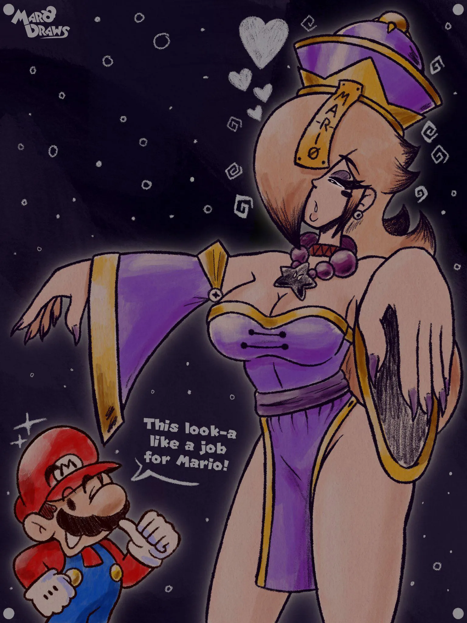 Jiangshi Rosalina (MaroDraws)