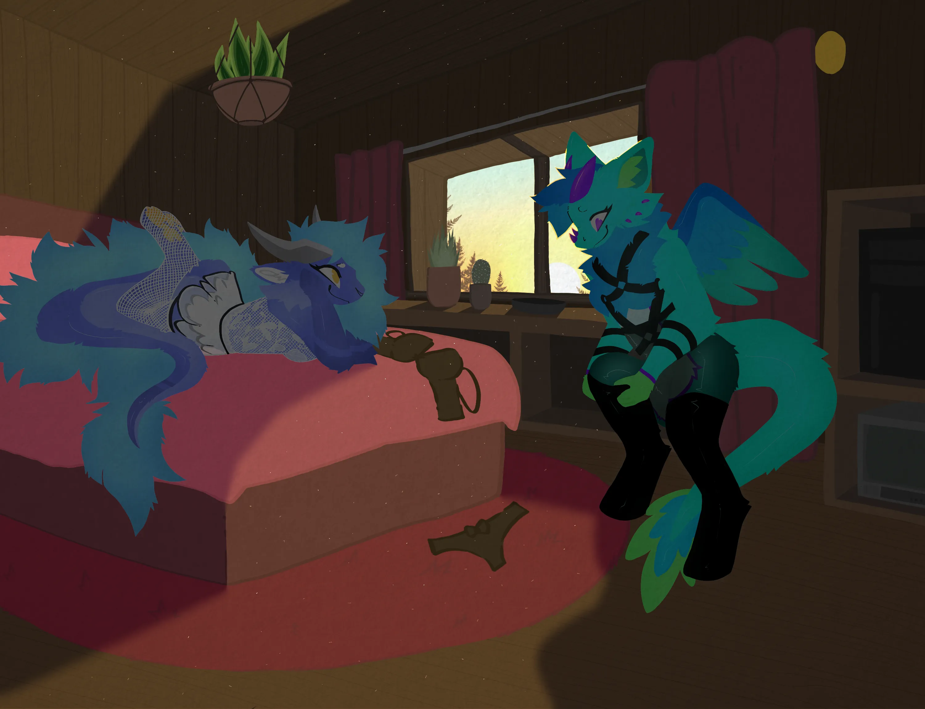 Lingerie try-on (FF) Art by me!