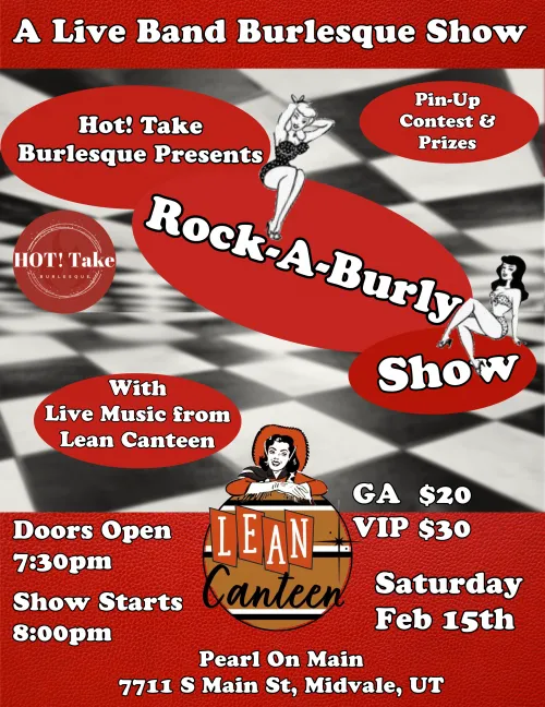 Live Band Burlesque Show in UT