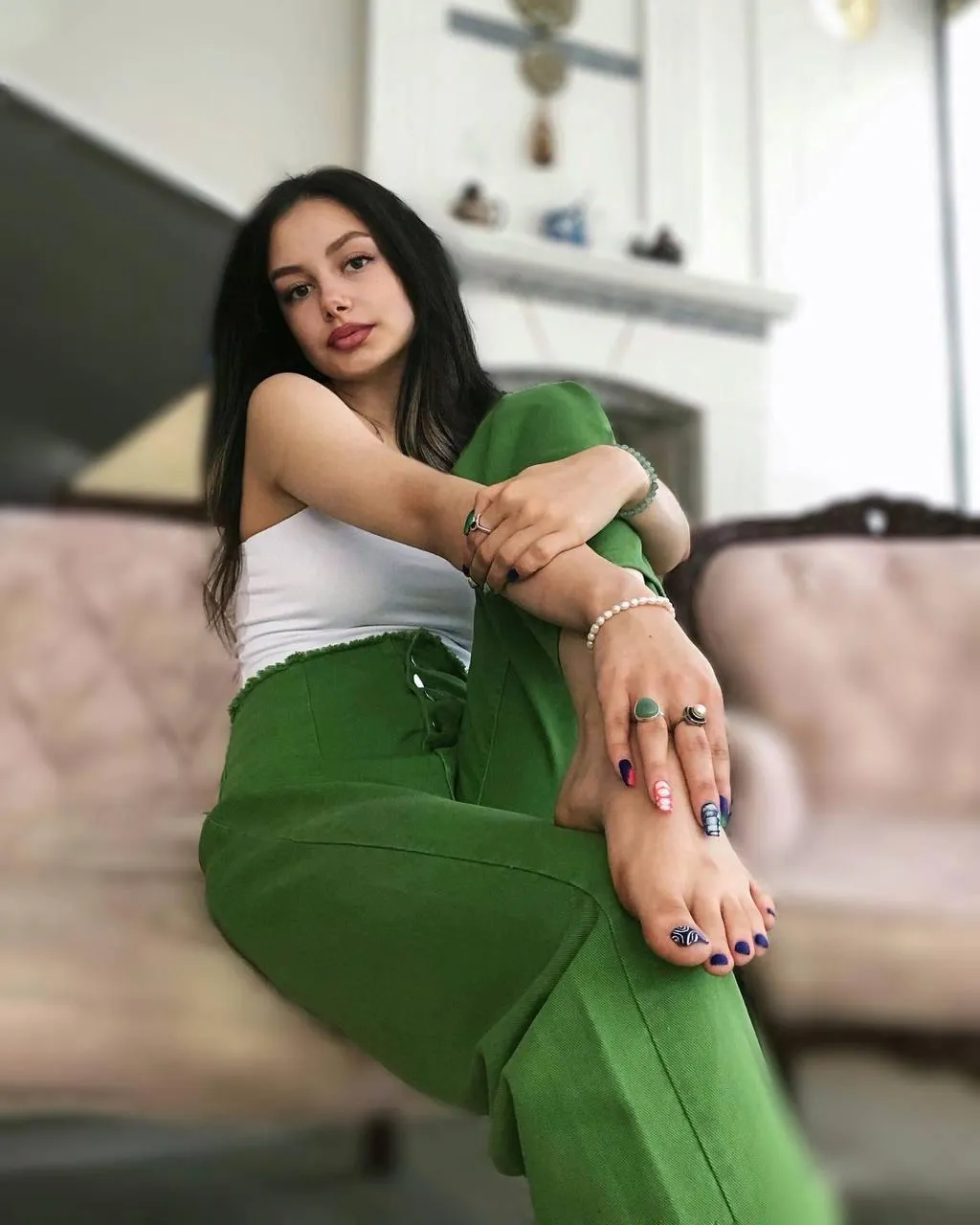 Love my feet with pedicure