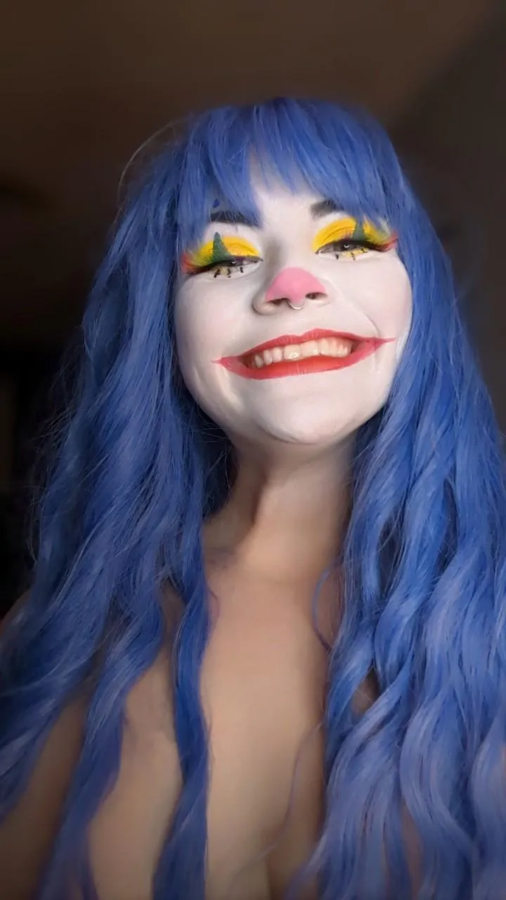 Maybe some clown cleavage will do you good.