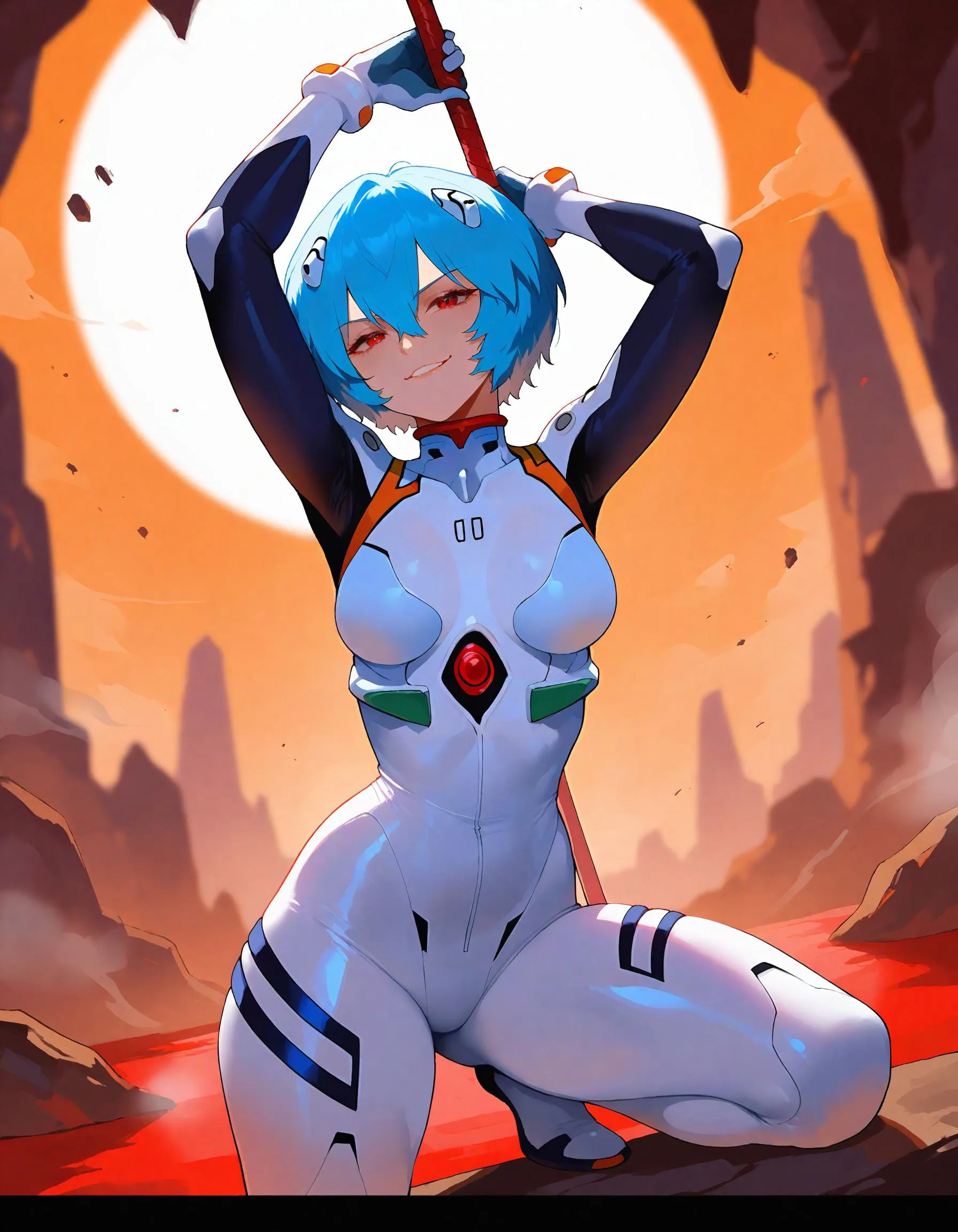 Rei Ayanami (Yodayo AI)