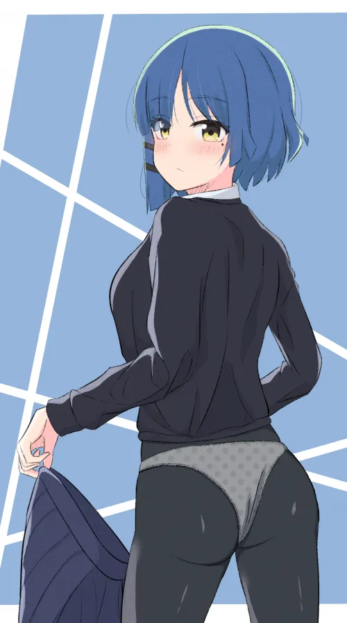 Ryo Showing Off What's Under Her School Uniform