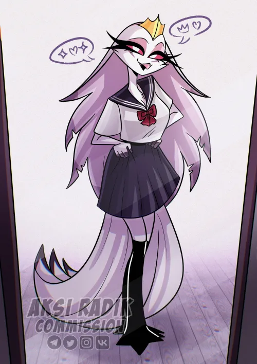 Schoolgirl Stella (By Aksiradik on X)