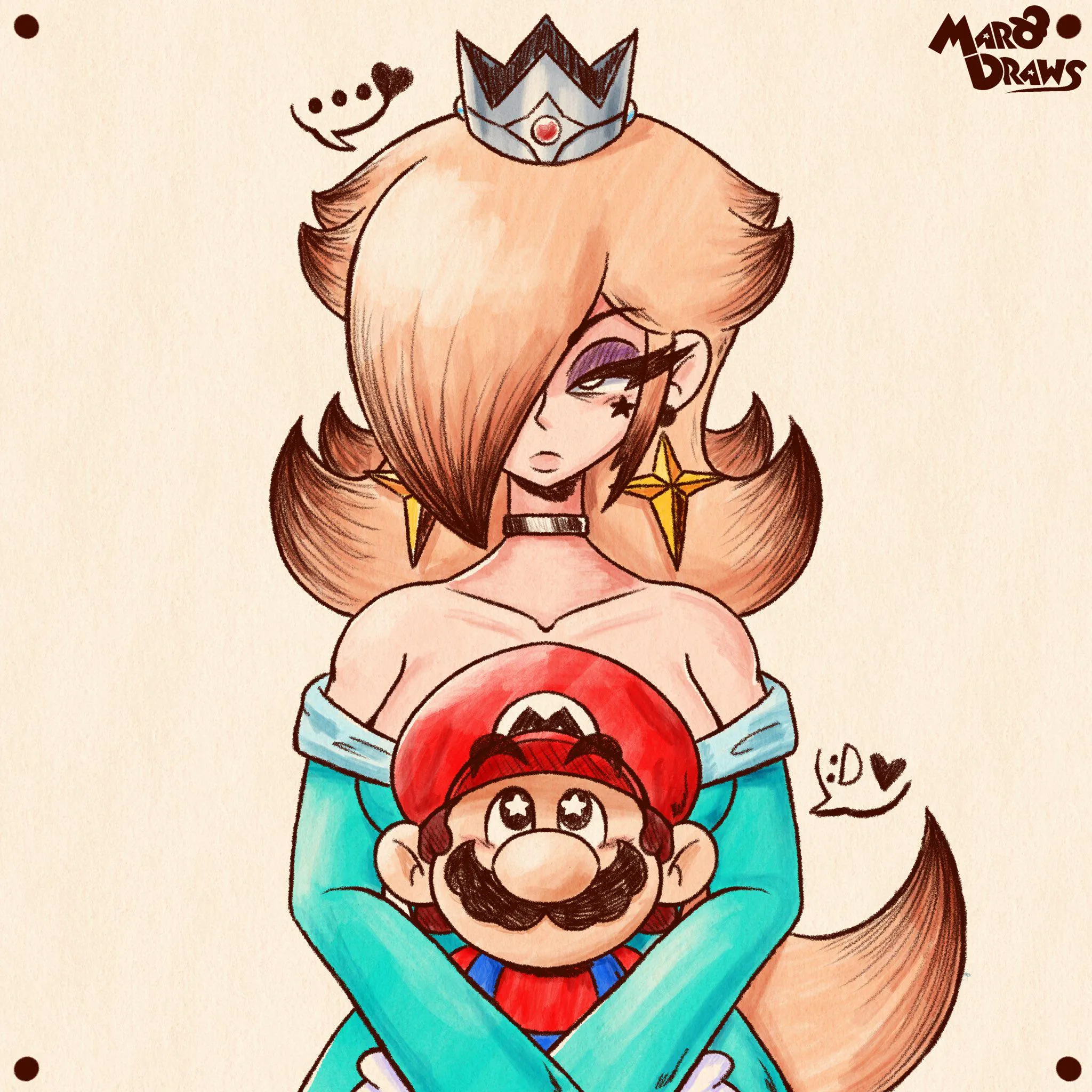 She's tired but in love (MaroDraws)