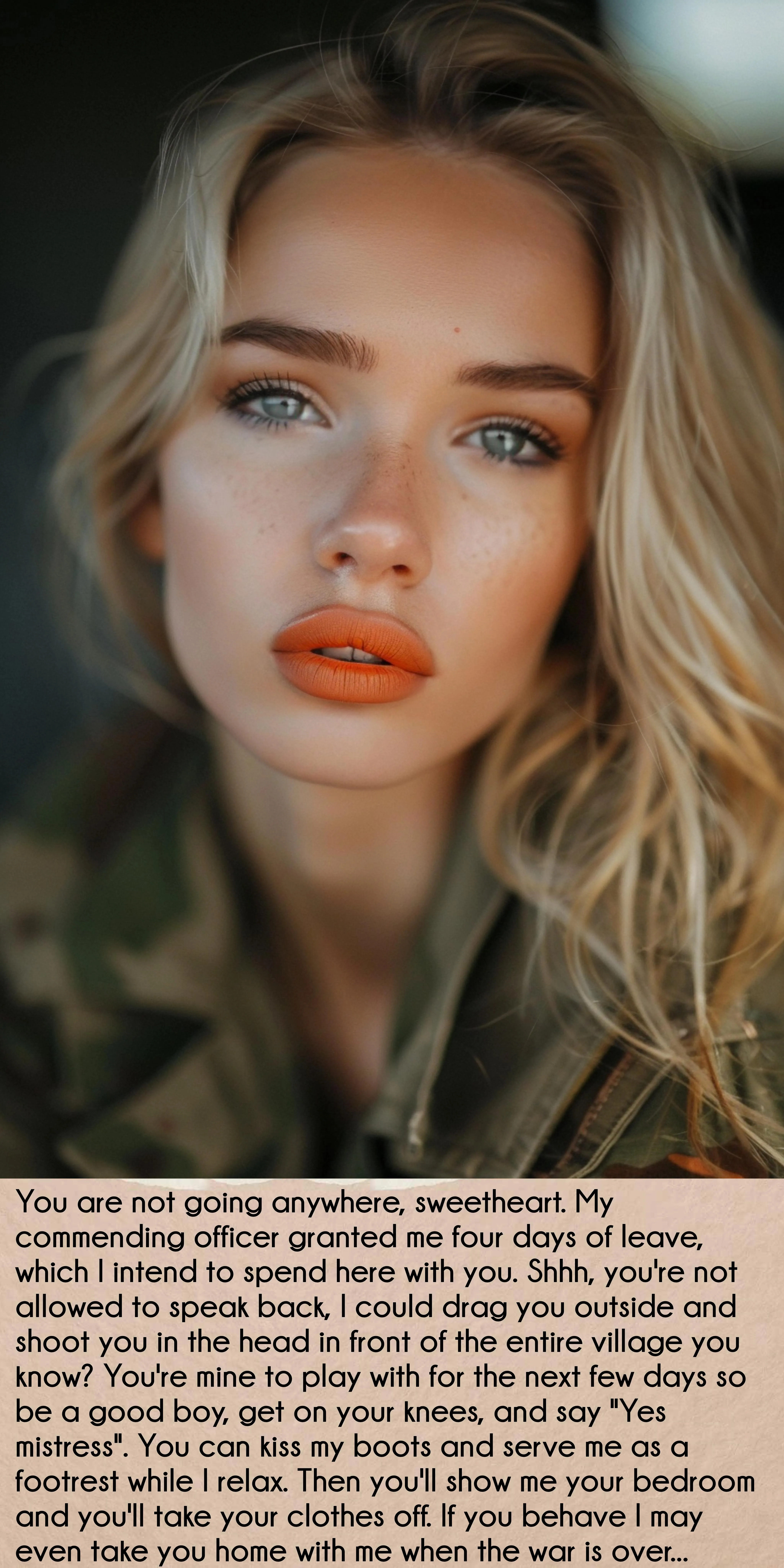 Spreading peace overseas [DeviantArt: @uDominant; not on imagefap]