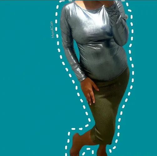 Sunday evening in this glitterry shiny sexy top