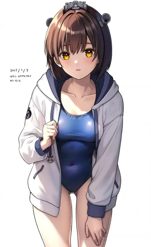 Swimsuit Mode Yukikaze [Kantai Collection]