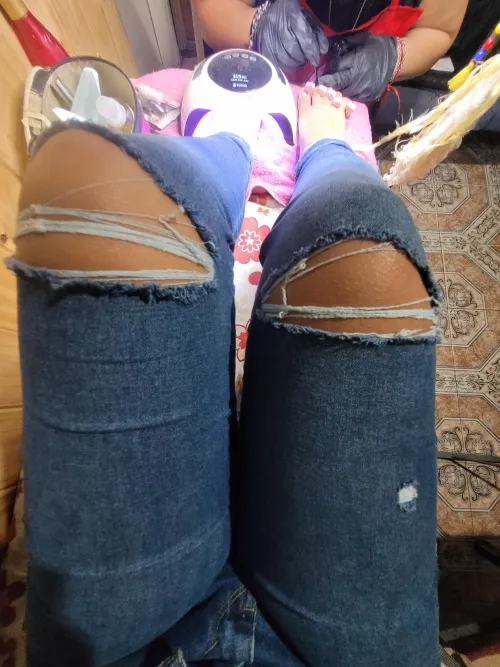 Well, don't let my knees distract you