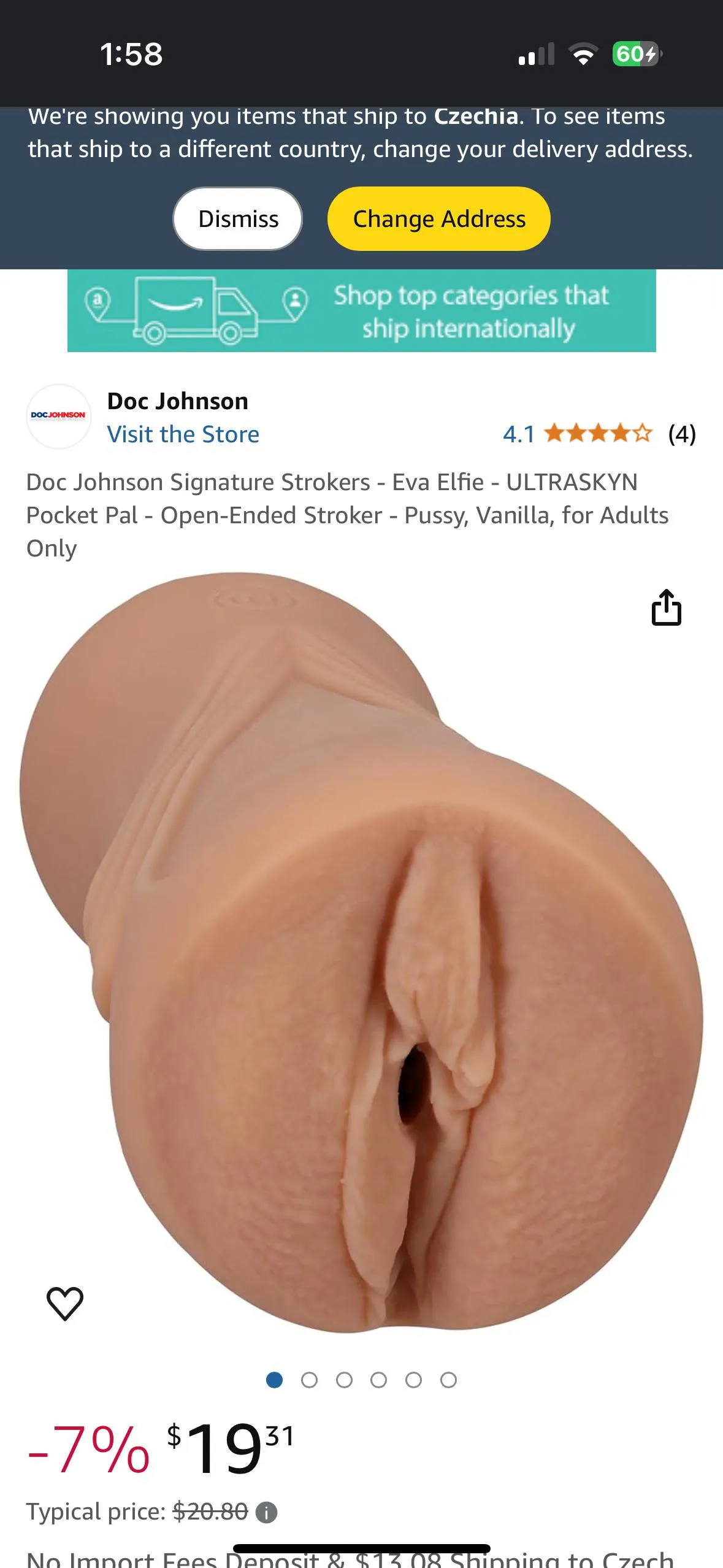 What do you think about Eva elfie pocket pussy???I just ordered it