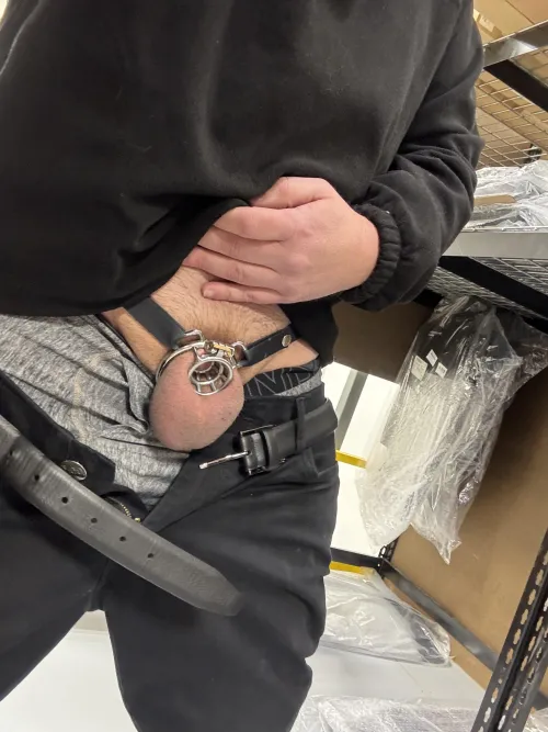 Work time in inverted cage.