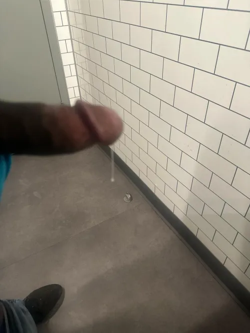 Bathroom from work after i had to rub one out real quick