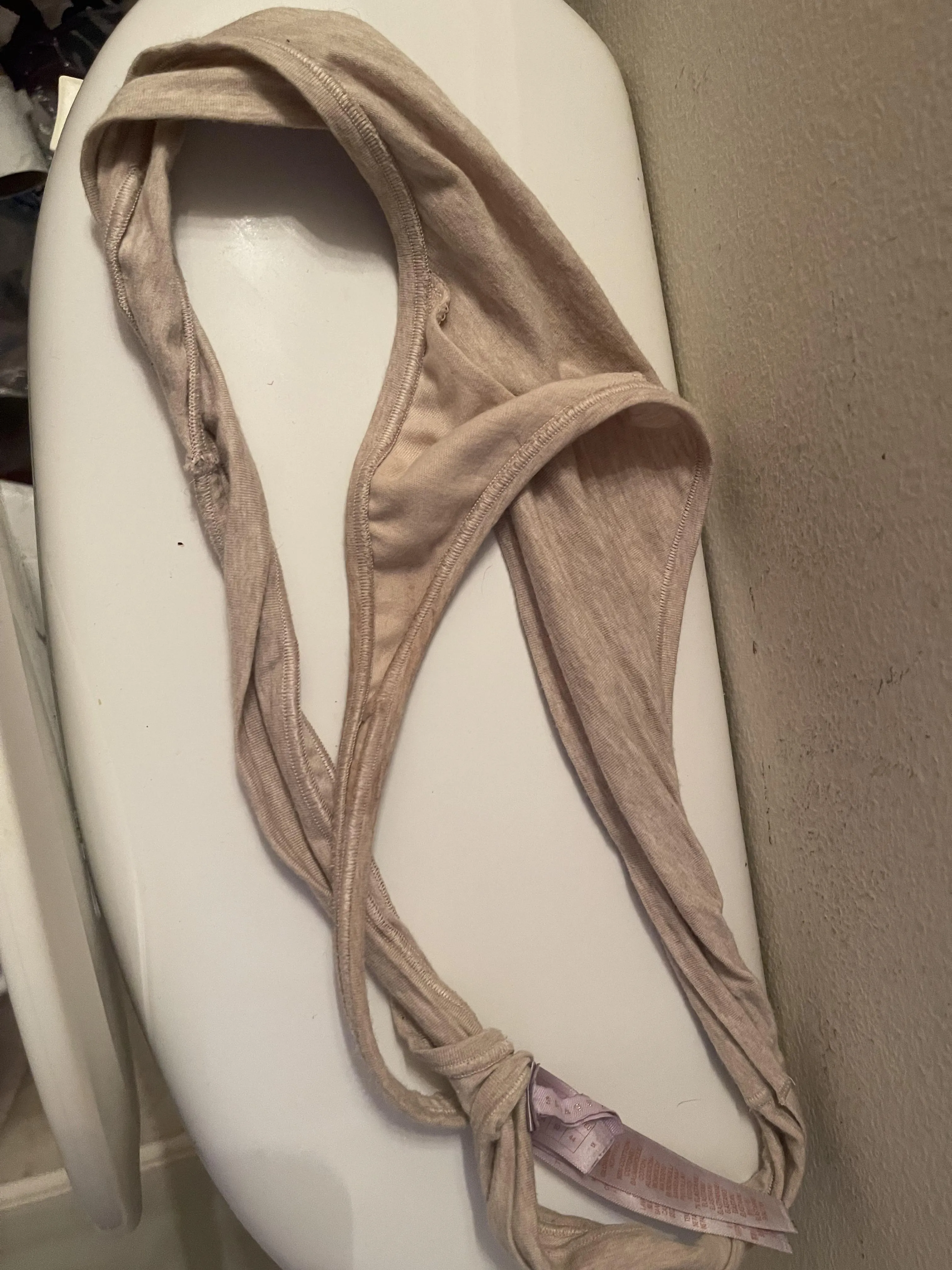 been wearing these for two days n got fucked in them a couple times lol (i was also super drunk yesterday so I might’ve peed a lil hehe)