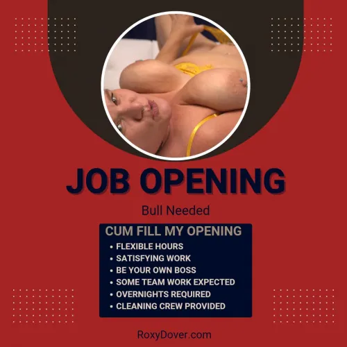 Come fill my opening.... Loyalfans.com/roxydover