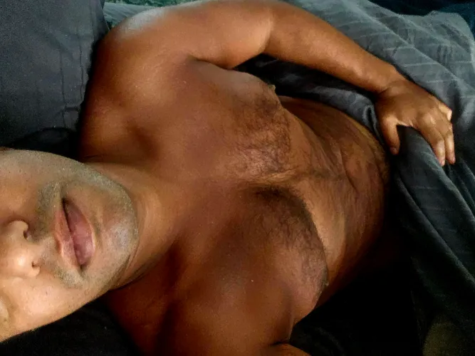 Happy Hump Day. Been bulking and feeling hairier lately. Top here. You like?