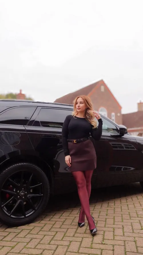 Hot in pantyhose, hotter in your thoughts.