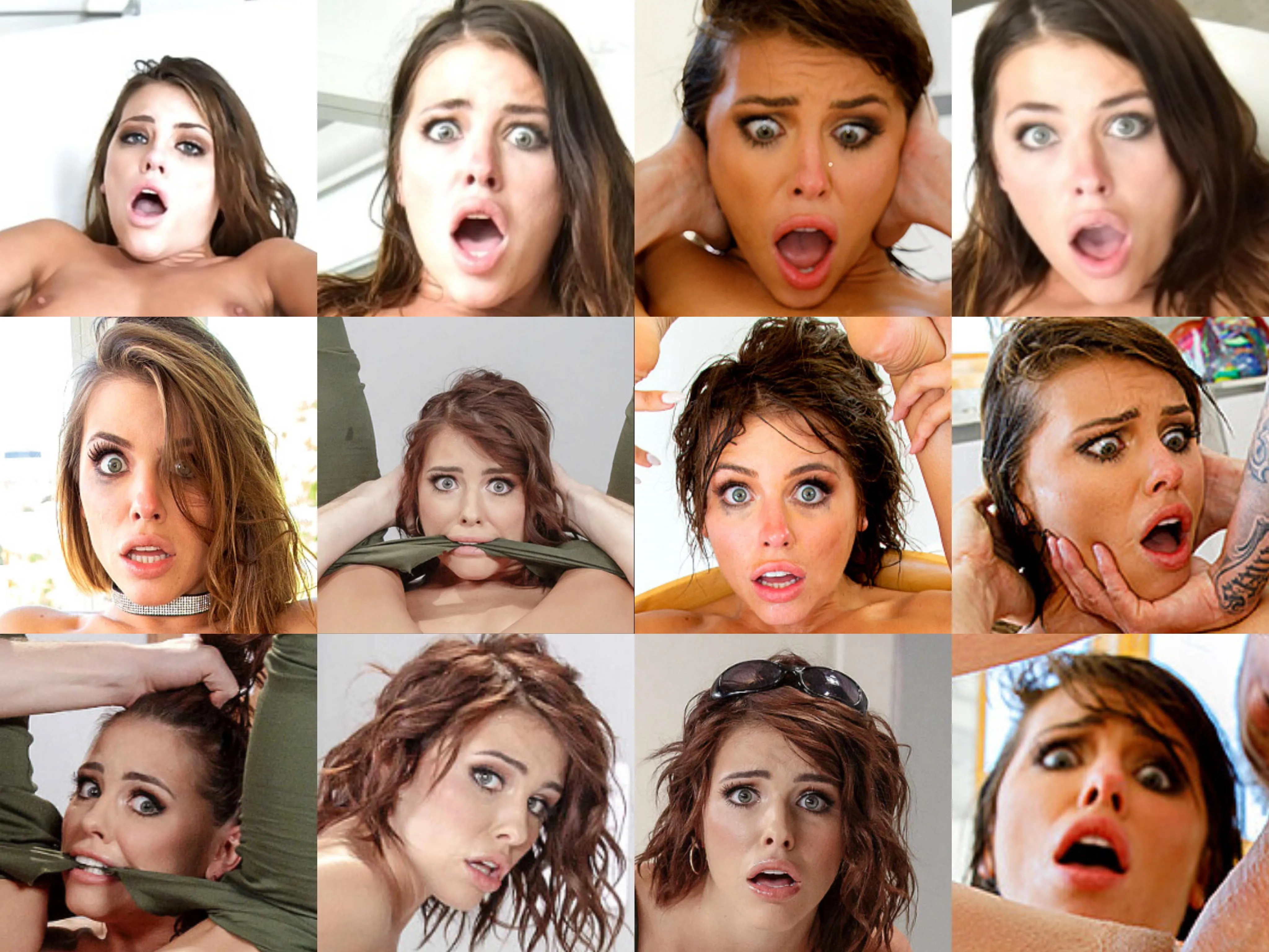 I love that worried/shocked/scared look that Adriana Chechik does when she knows she's about to get her holes wrecked by cock