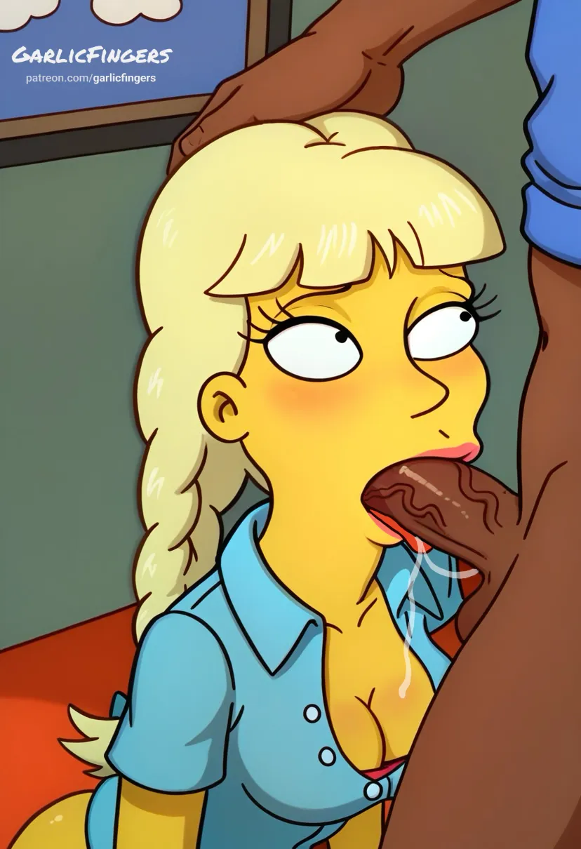 If you were Apu what would you have done? -- Squishee Lady by artist GarlicFingers