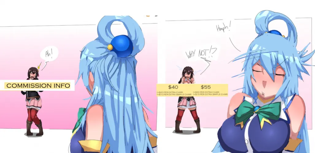 I'm looking at the info on the commissions xd (It's just a meme)