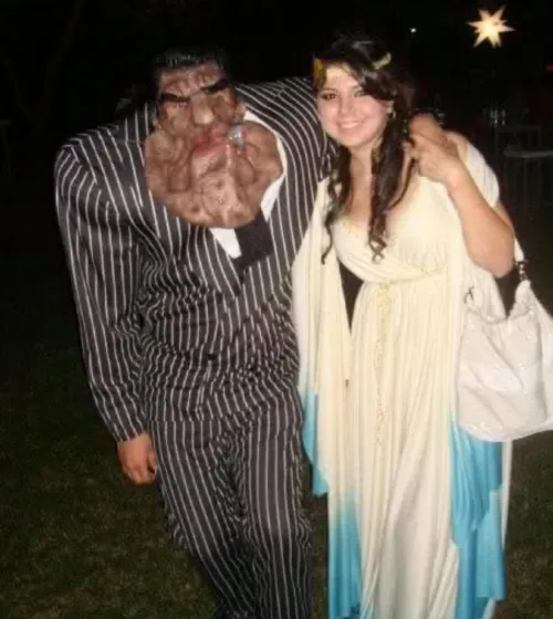 Joel Torres (son of Javier Torres Felix “El JT”) with his cousin Adriana Meza Torres (Ovidio Guzmán’s wife). One of the 2 widely distributed photos of Ovidio and Adriana together is from this day (Ovidio is wearing a hat in that photo and has his 